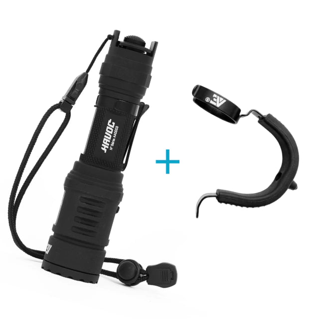 KIT Lanterna Tática Aegis Havoc + Anel Tático